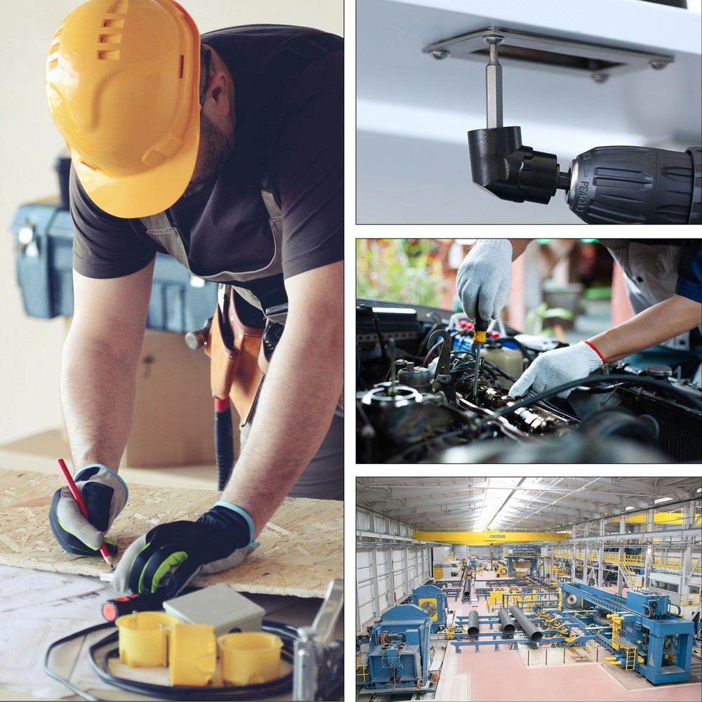 Bates- Socket Adapter Extension Set with Right Angle Drill Attachment, 4...