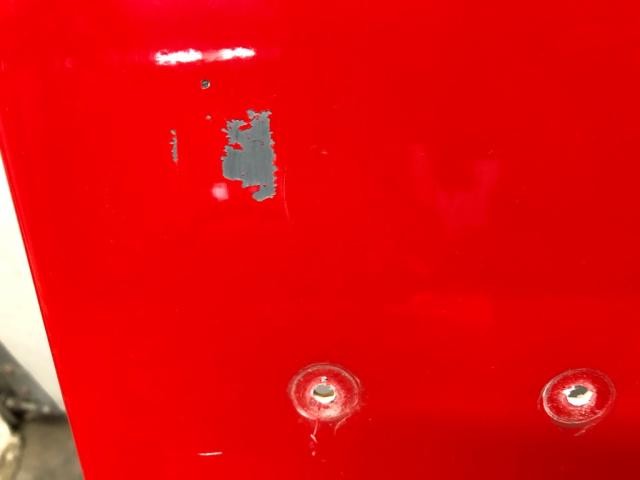 2008-2024 Freightliner CASCADIA RED Left/Driver LOWER Side Fairing/Cab Ext.-Used