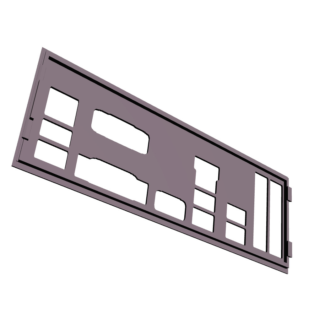 Msi Z170-A PRO I/O Shield, 3D Printed, IO Backplate