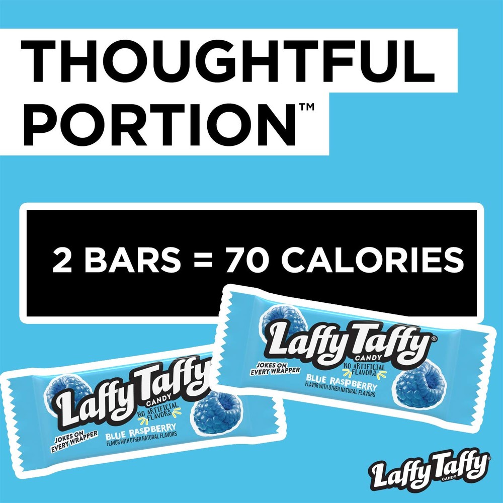 Candy Blue Raspberry Flavored Individually Wrapped 145 Pieces