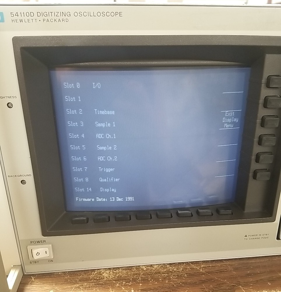 HP 54110D Digitizing Oscilloscope W/ (4x) 54002A. *READ⬇️*