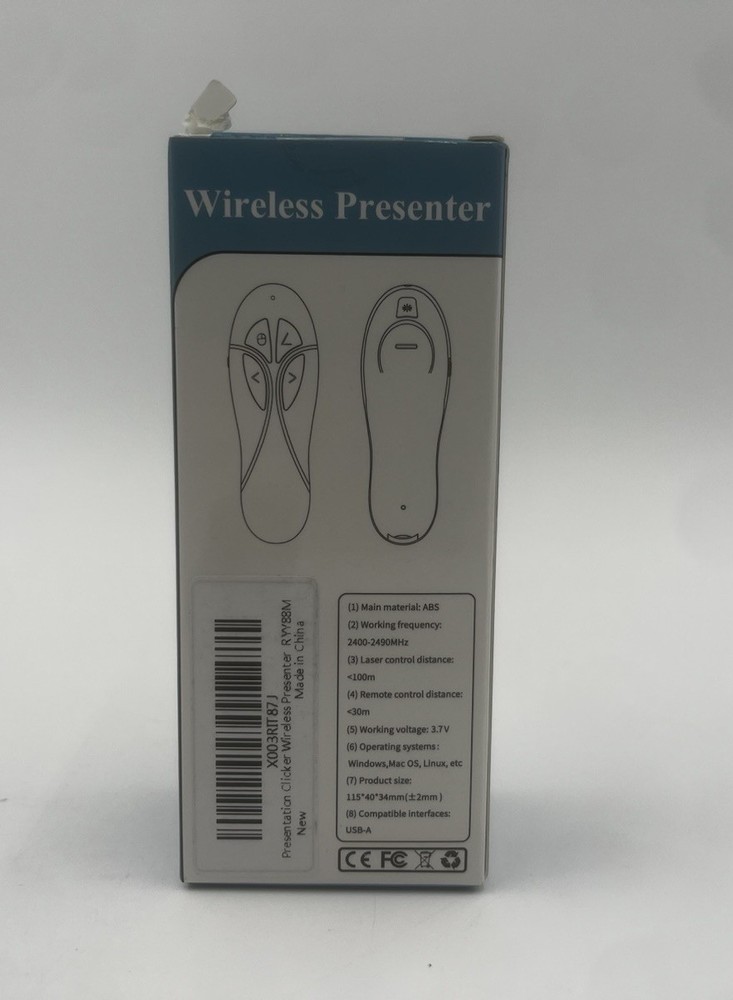 Wireless Laser Presenter Clicker