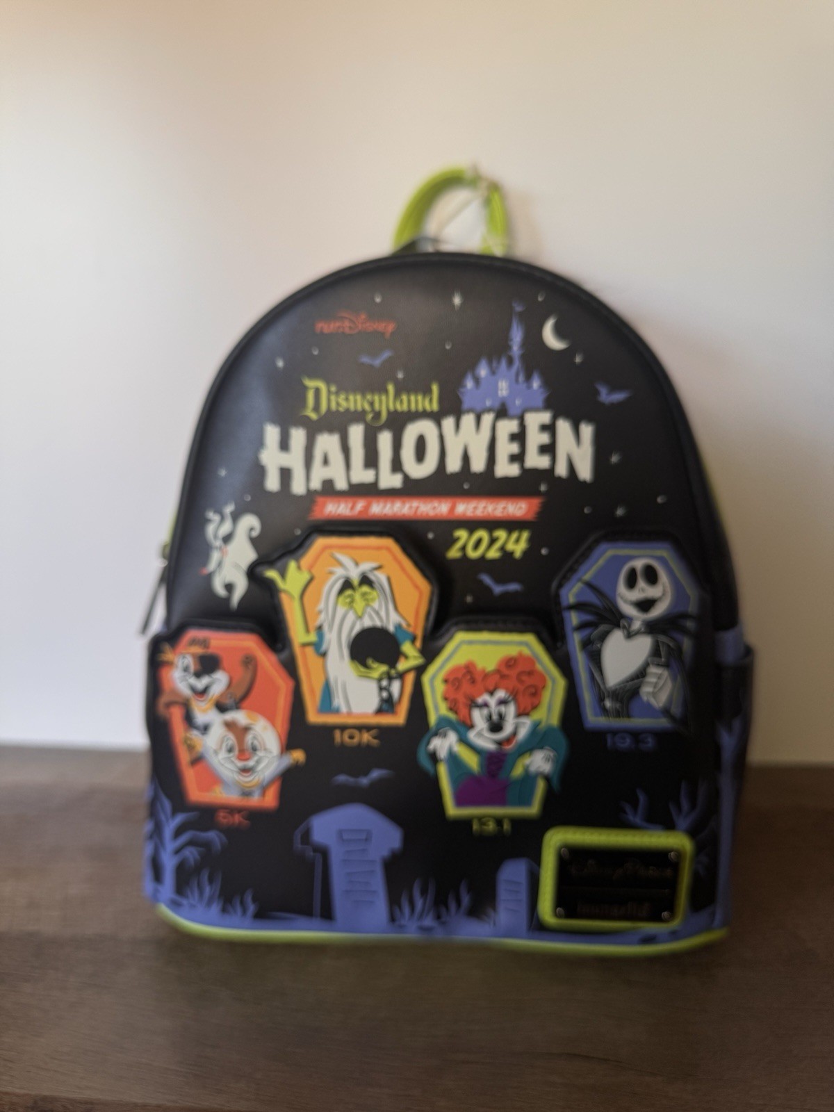 Loungefly Disneyland Haunted Halloween Half Marathon Bag Backpack New With Tags