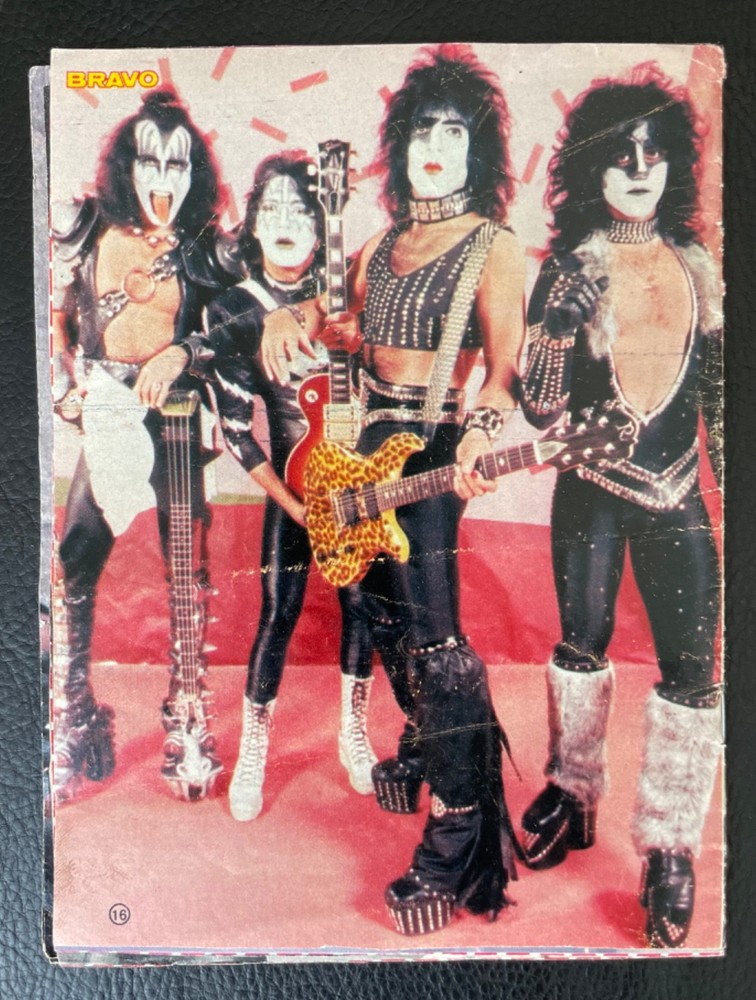 KISS ERIC CARR Ace Frehley BRAVO Original Mini Magazine Creatures Of The Night