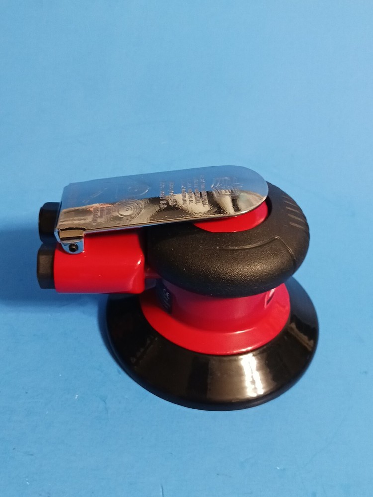 6" Dual-Action Random Orbit Air Palm Sander with PSA and Hook/Loop Backing Pads
