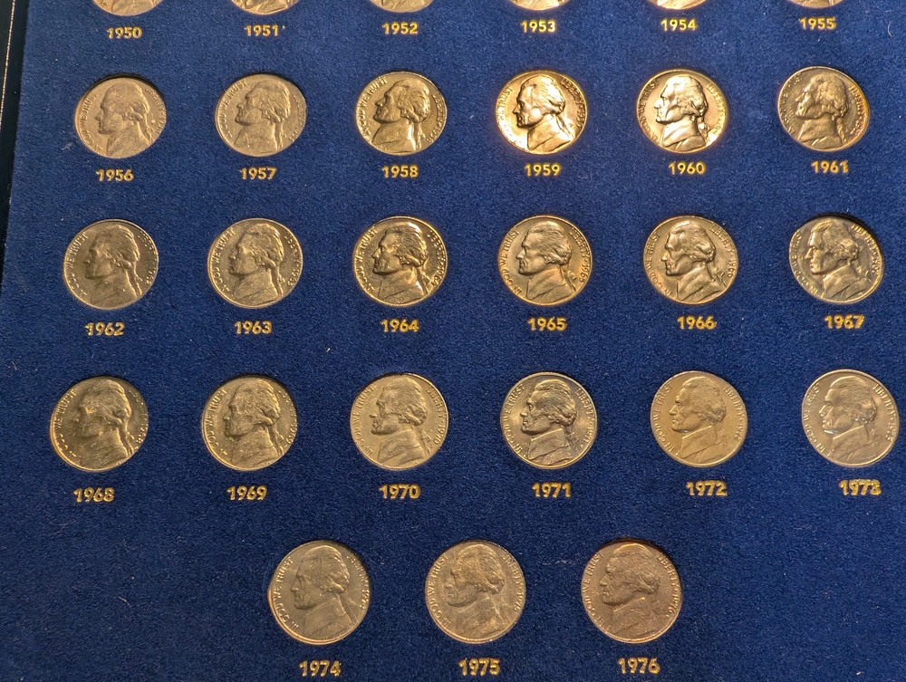 Complete Full Jefferson Nickel Folder Set 1938-2013