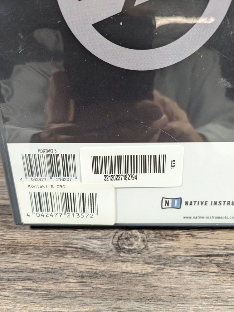 Native Instuments KONTAKT 5 Virtual Sampler/Sample Player 5 DVD Box Set