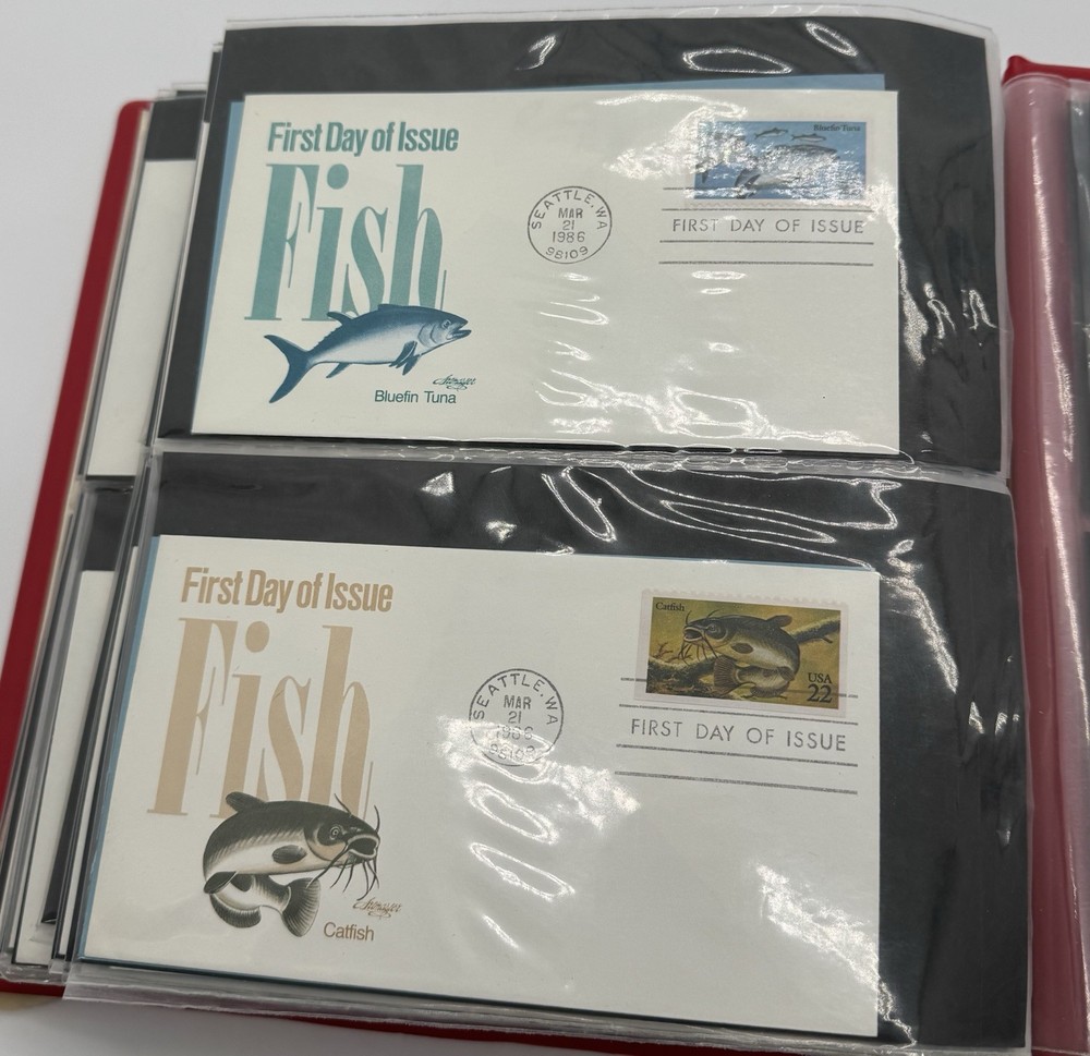 Commemorative First Day Issue Envelope/Postcard Collection Book ￼