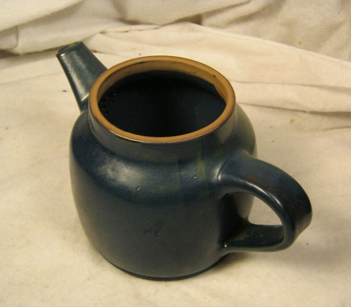 Vintage Pottery Stoneware Pitcher Modern Decor