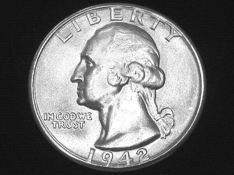 1942-D Washington Quarter --- Choice Uncirculated