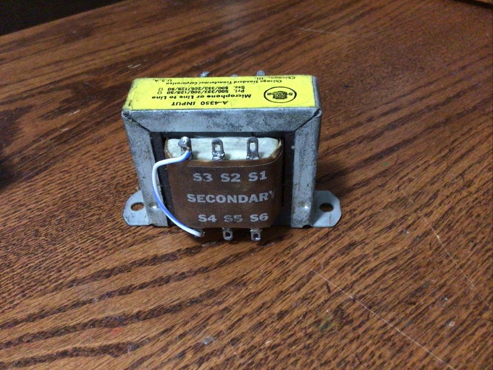 Stancor Input Transformer A-4350 NOS