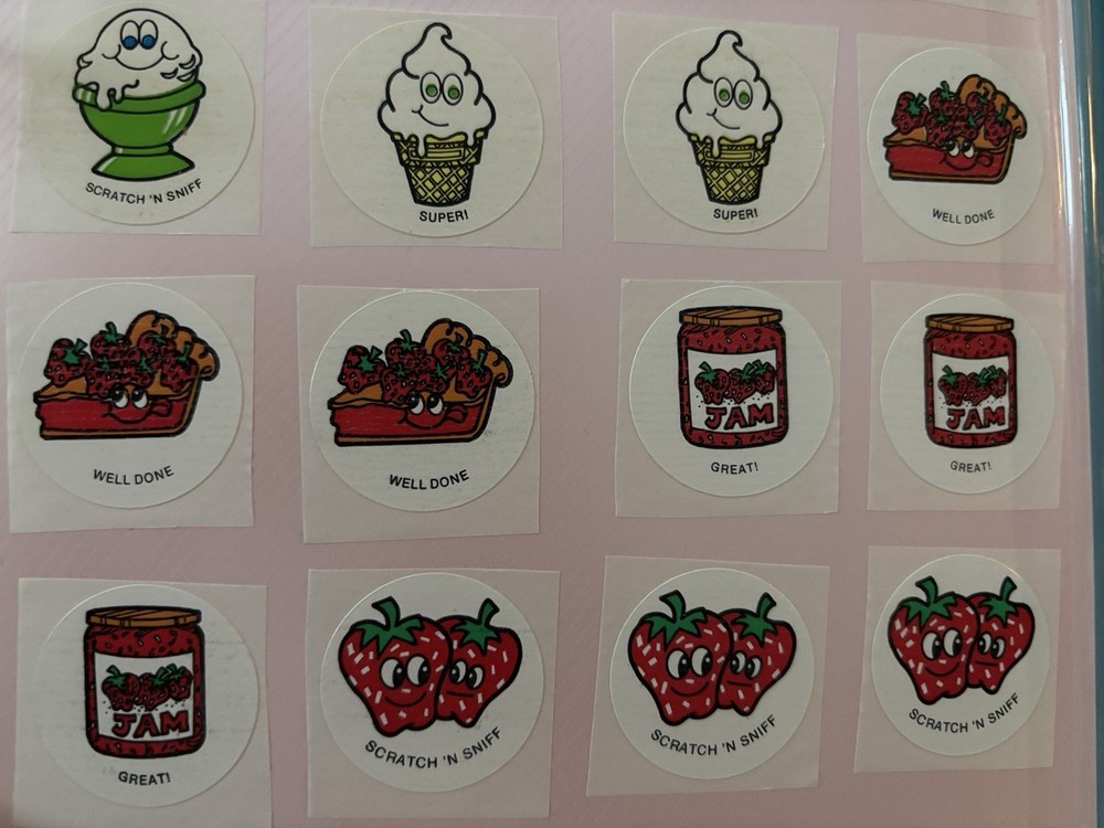 Vintage Sticker Set Glossy