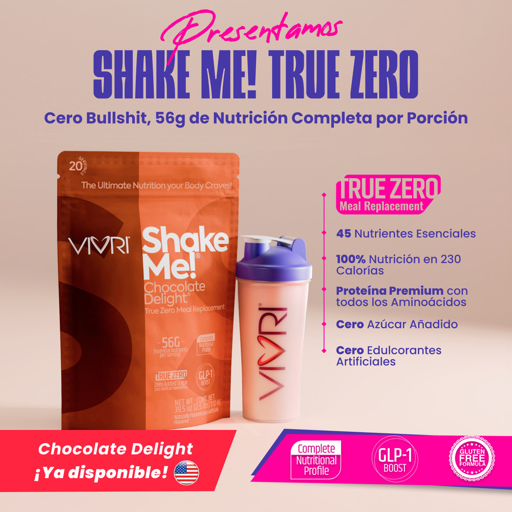 VIVRI ShakeMe TRUE ZERO Chocolate | Complete Meal Replacement | 20 Servings |...
