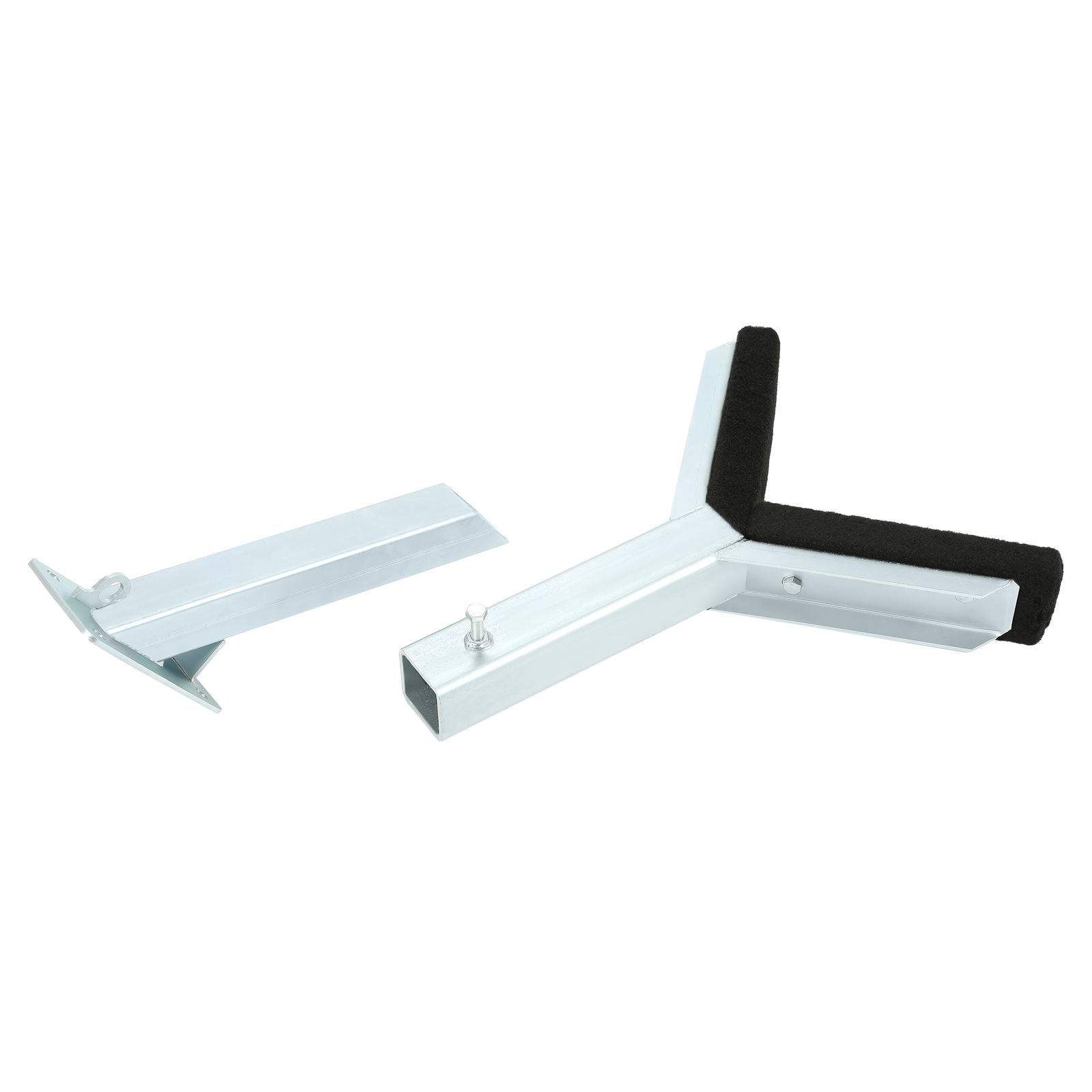 Adjustable Bow Rest Catcher Assembly For Boat Trailer Zinc-Plated Post Carpeted