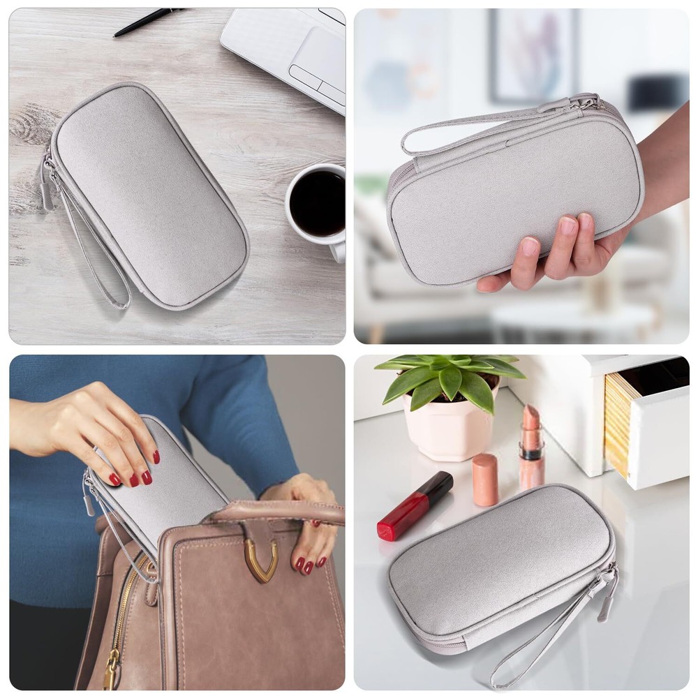 Universal Cable Organizer Electronics Accessories Bag Travel Gadget Grey Pro