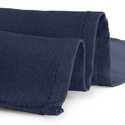 Fitted Tablecloth - 48 x 30 Inch Floor 48" x 30" (Rectangular) Navy Blue