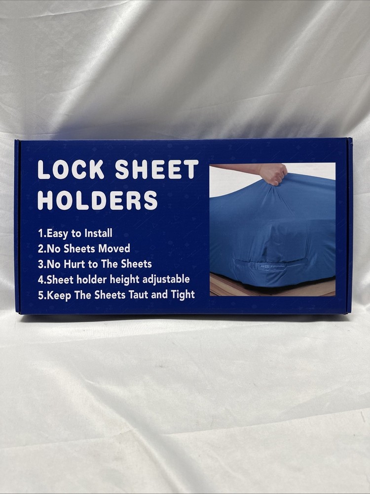 Sheet Holders for Bed Corners Fasteners Keep Sheets Secure Fitted Sheet Holders