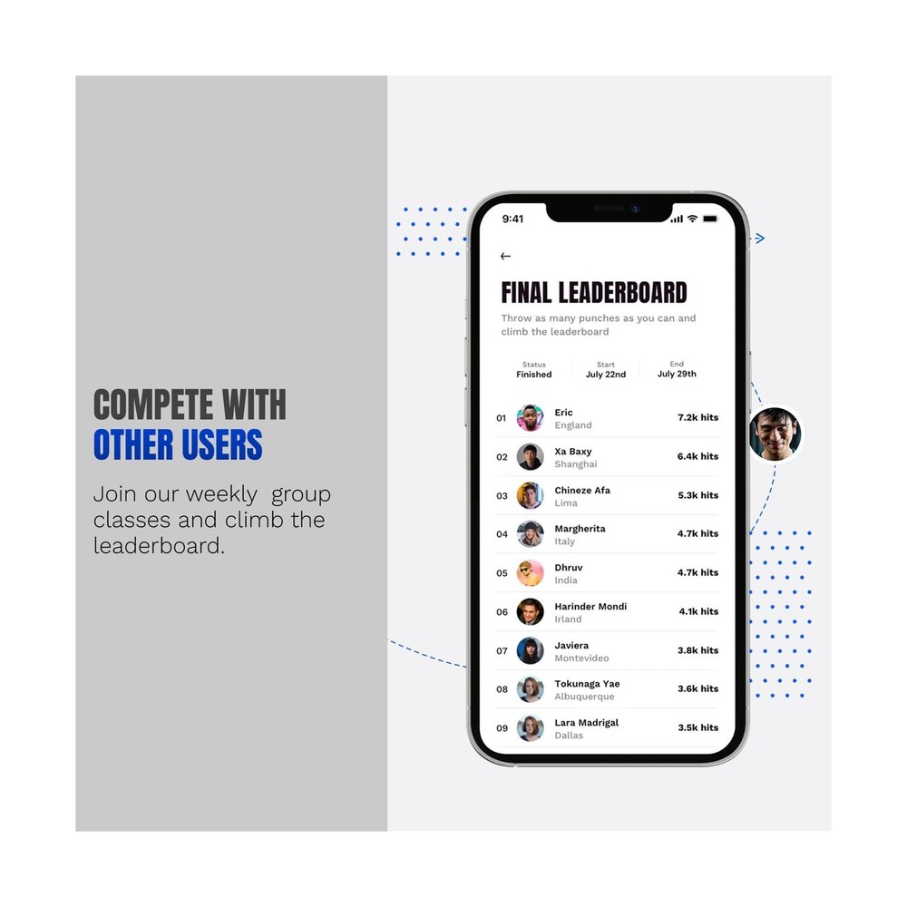 Bluetooth Punch Tracker for Heavy Bag & Shadow Boxing – Smart Boxing Senso