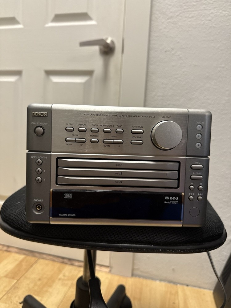 Denon UD-M5 Personal Component System CD Receiver 3 Disc AS IS UNTESTED