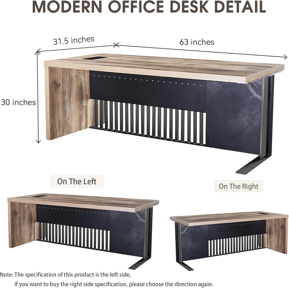 Executive Office Desk Stainless Steels Computer Writing Desk Office Workstation