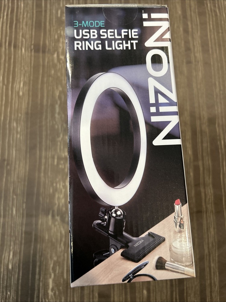 Nizoni USB Selfie Ring Light NEW 3 Mode Wired Controller 3X Lighting Modes