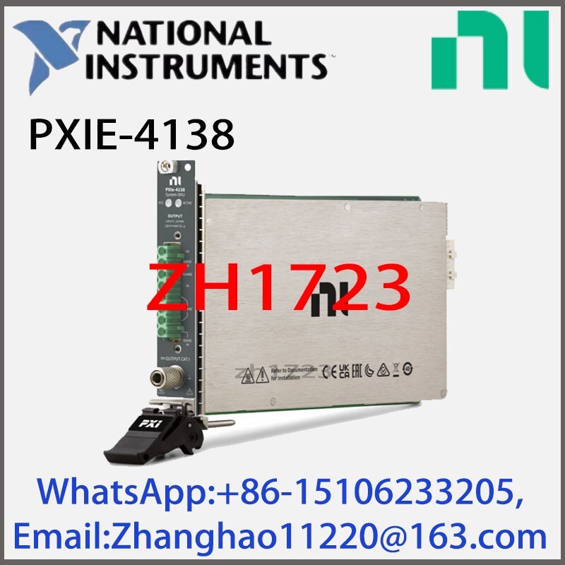 NI PXIe-4138 782856-01 Source Measure Units Modular Instruments