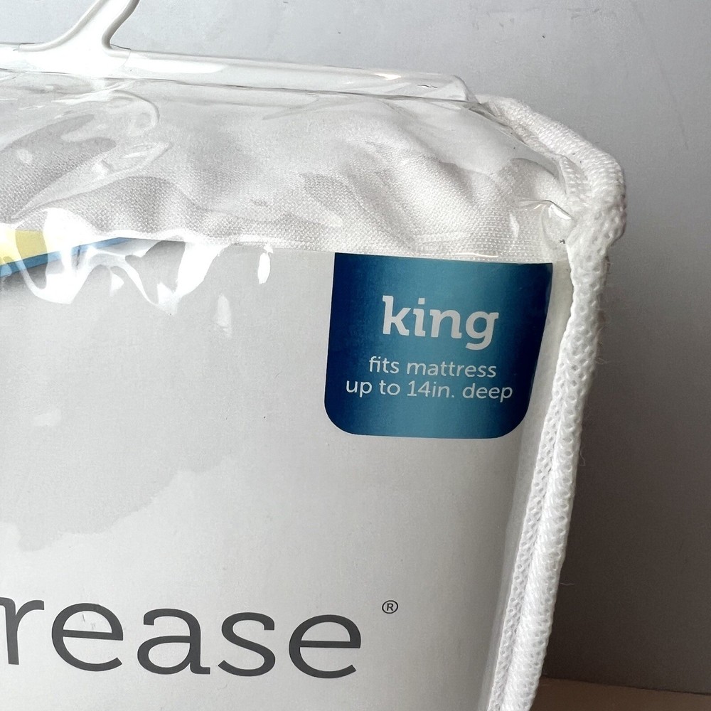 NEW Allerease Zippered Mattress Protector Waterproof Allergy Protection King