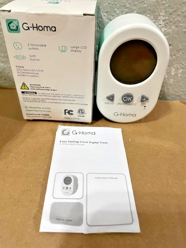 G-Homa Easy Setting Clock Digital Timer, Free Shipping