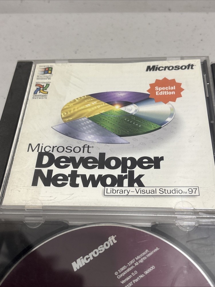 6 Microsoft Visual C++ for 16 bit Windows Versions CD Developer Net Lot