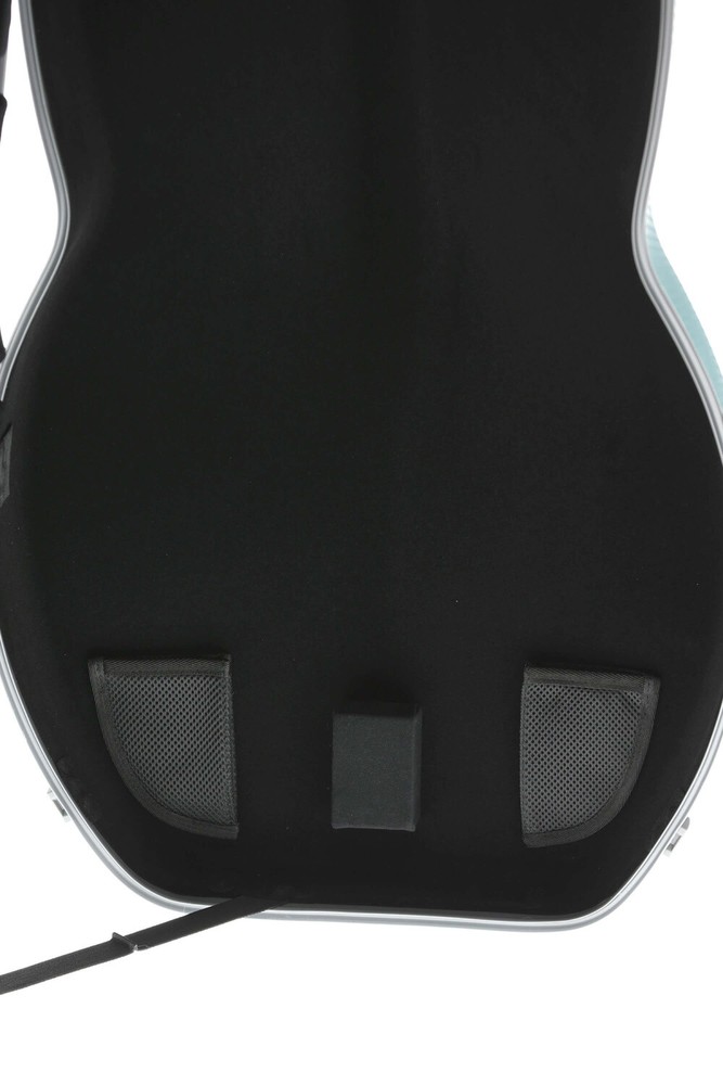 GEWApure cello case polycarbonate, model FUN, green-grey