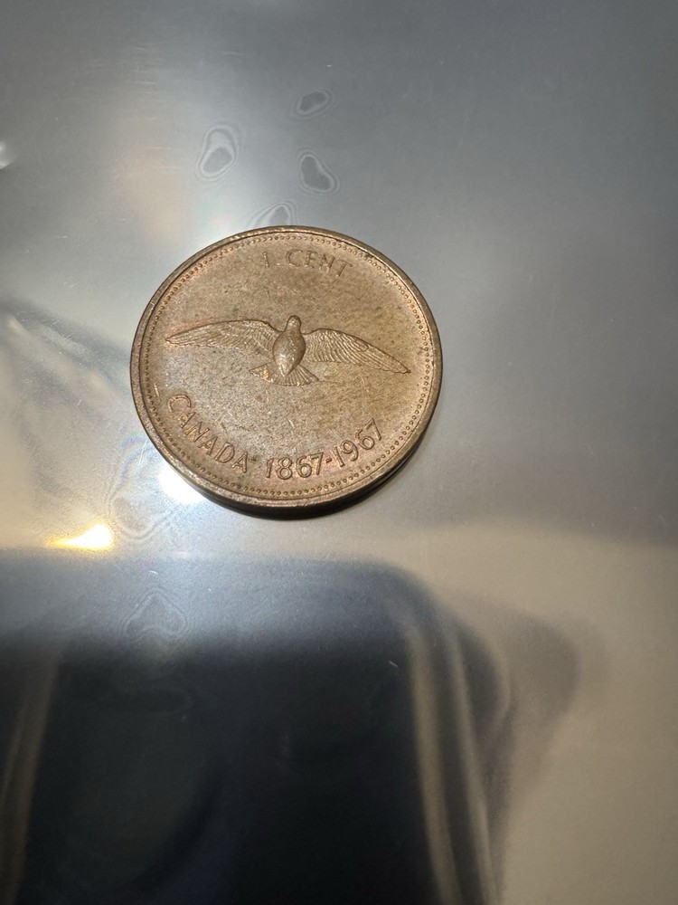 1967 ELIZABETH II CANADA SMALL CENT SKU:15