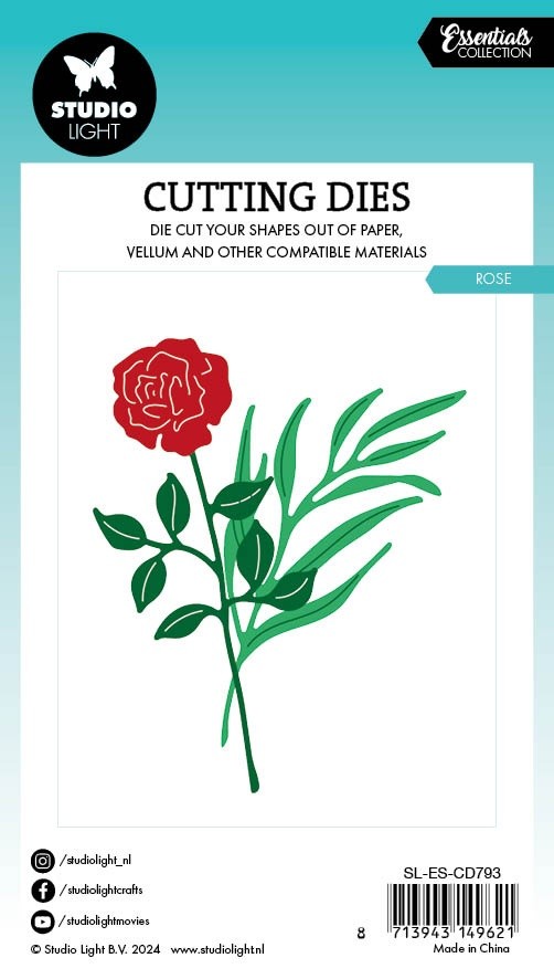 Studio Light Essentials Cutting Die-Nr. 793, Rose