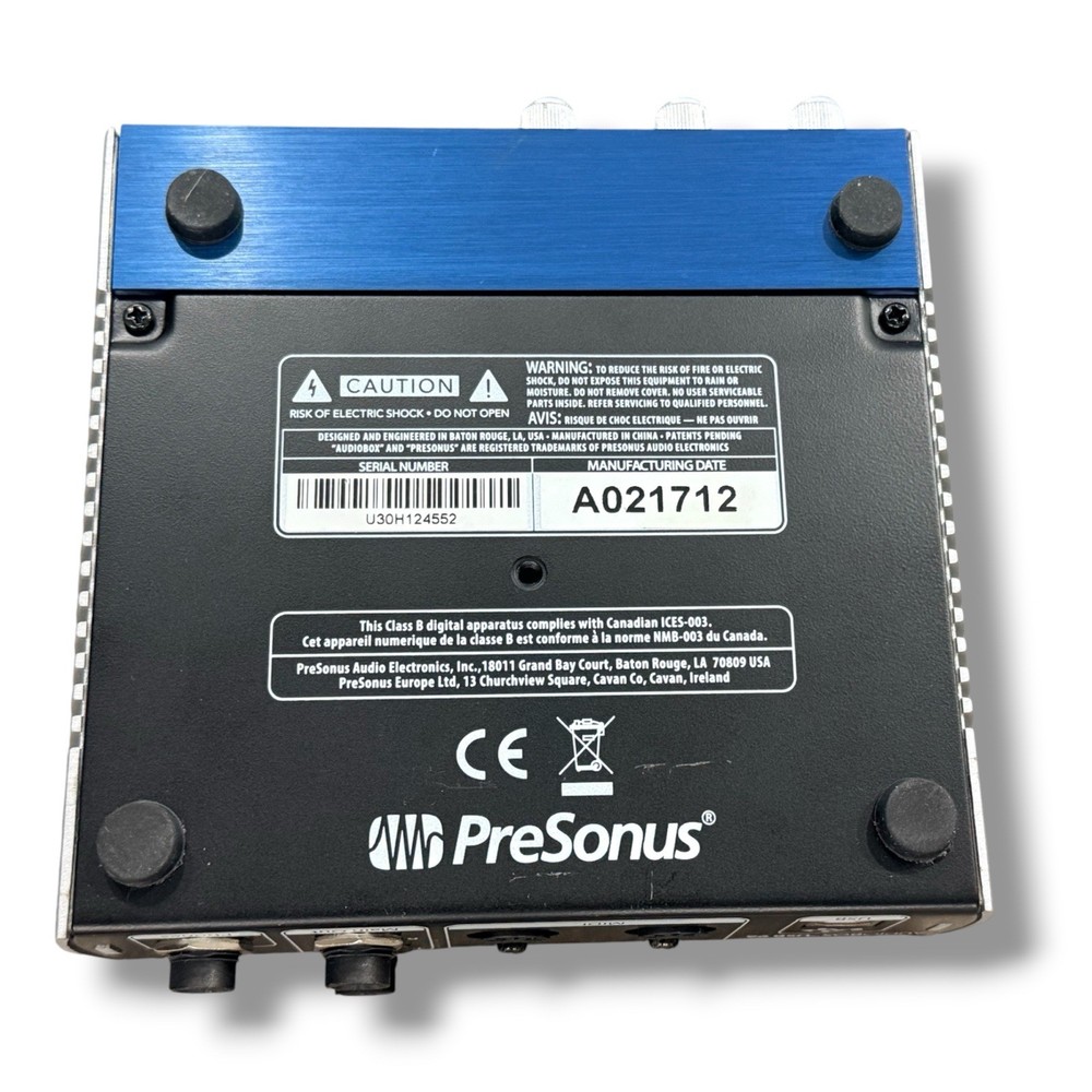 PRESONUS AUDIOBOX USB 96 2x2 Bus-powered Audio 2.0 Recording Interface