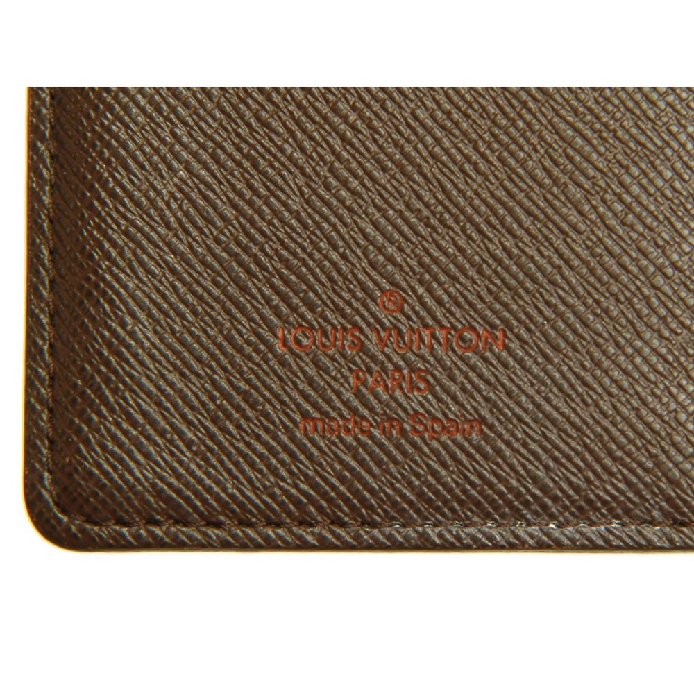 Louis Vuitton Damier Ebene Small Ring Agenda Cover