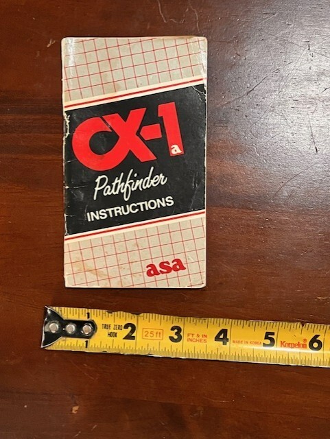 PILOT FLIGHT CX1 PATHFINDER INSTRUCTIONS  ASA