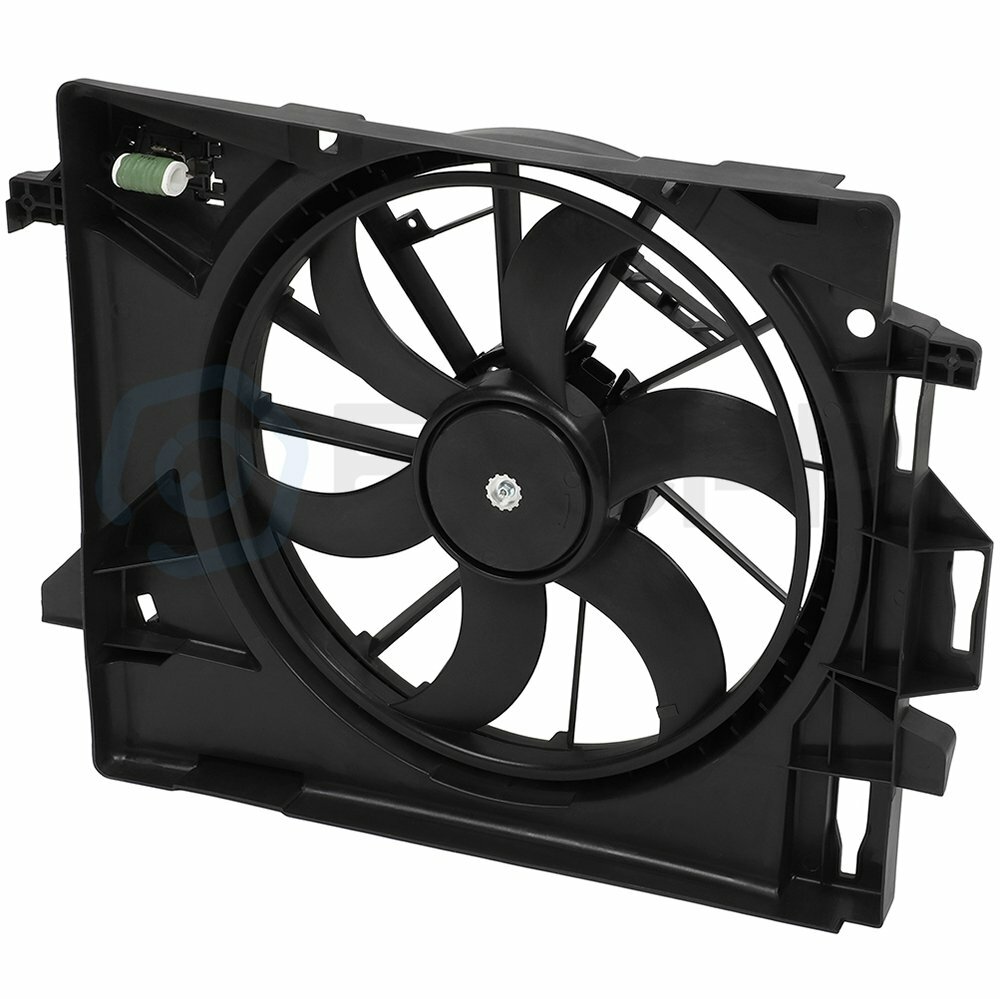 Radiator Cooling Fan Assembly For 2008 2009 2010-2016 Chrysler Town & Country
