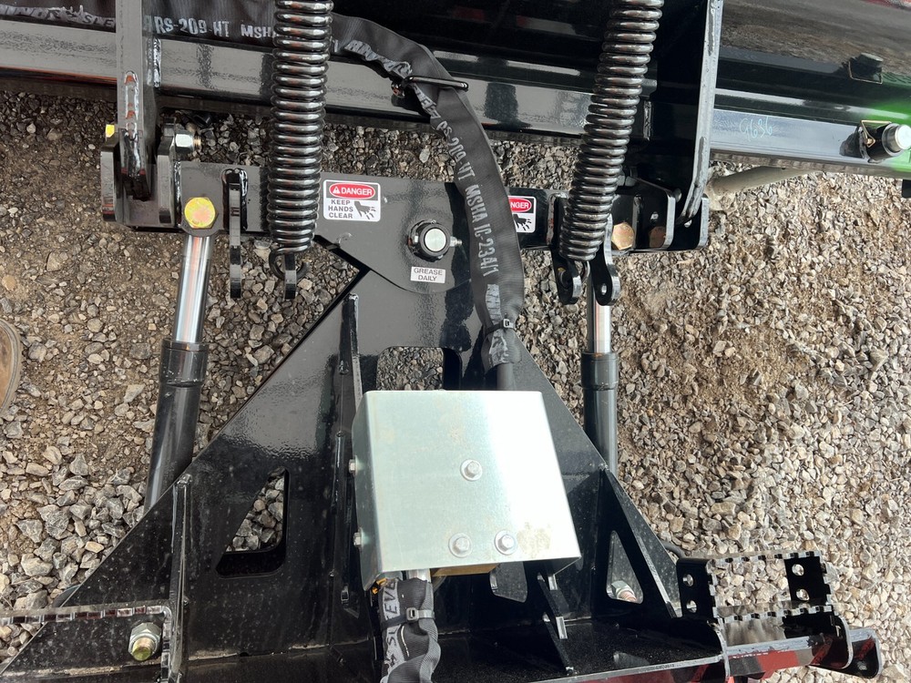 2025 84" Hydraulic Angle Broom Skid Steer Attachment. Regular Flow Hydraulics.