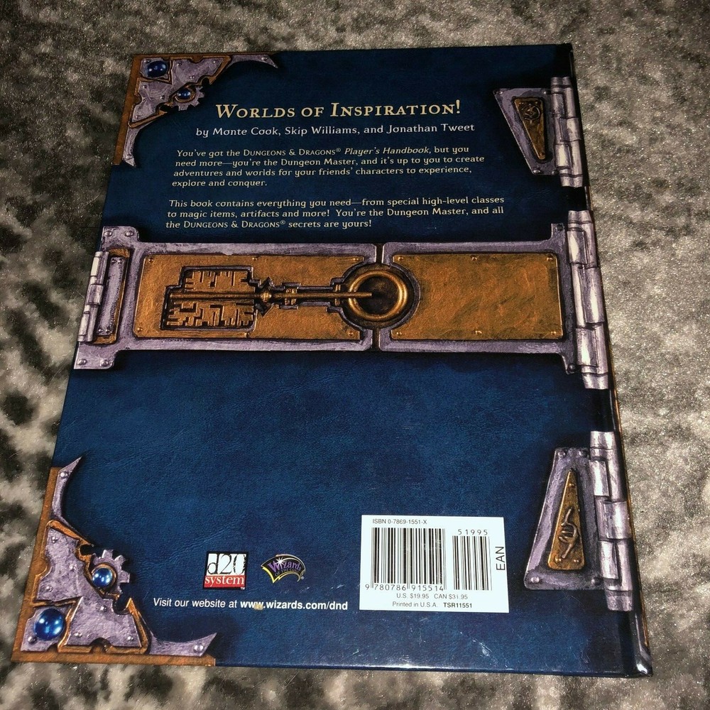 D&D Dungeons Master's Guide Core Rulebook 2