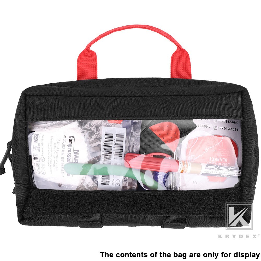 KRYDEX Clear Top Insert Bag Packing Organizer Hook Back for D3 Backpack Small