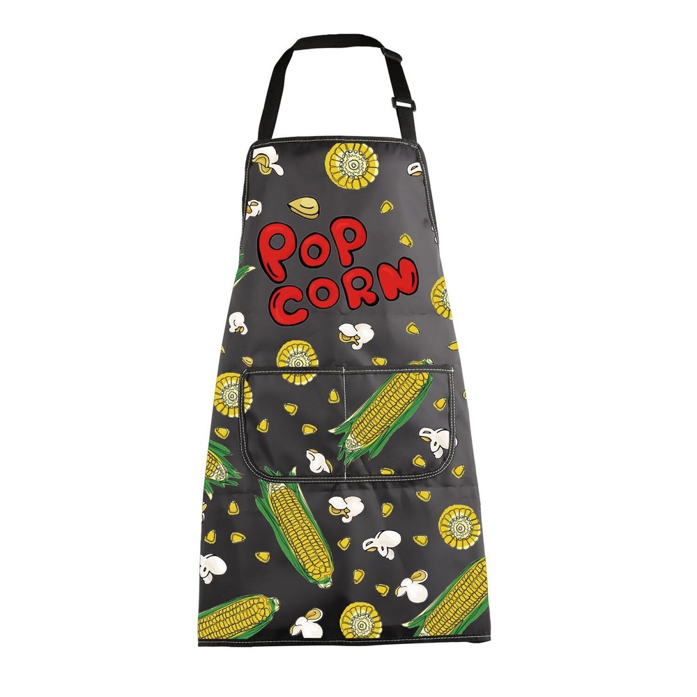 Popcorn Gift Popcorn Corn Apron for Popcorn Lovers Popcorn Kitchen Baking Apr...