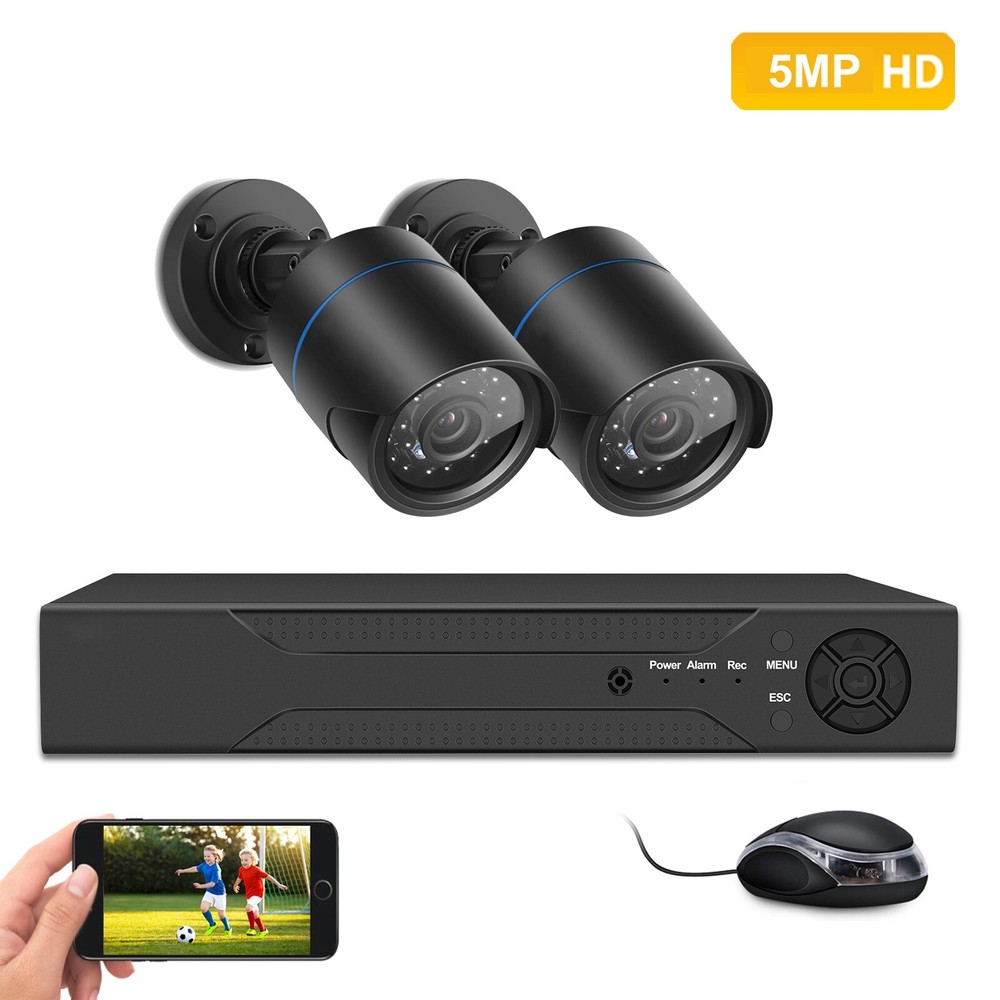 5MP Lite 4CH 8CH DVR 5MP Video CCTV Security Camera System Motion Detection IR