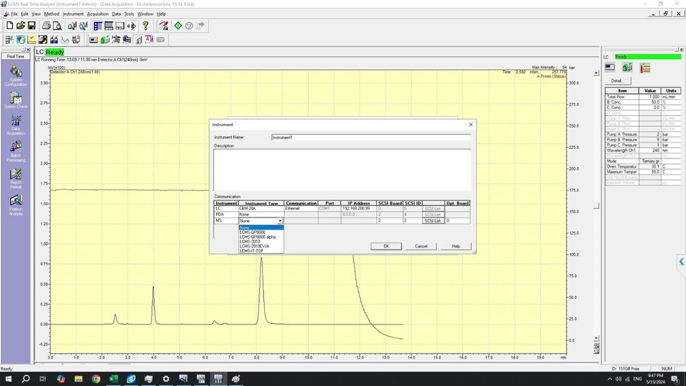 LCMS Solution Version 3.8 Active License for Shimadzu HPLC/MS Systems