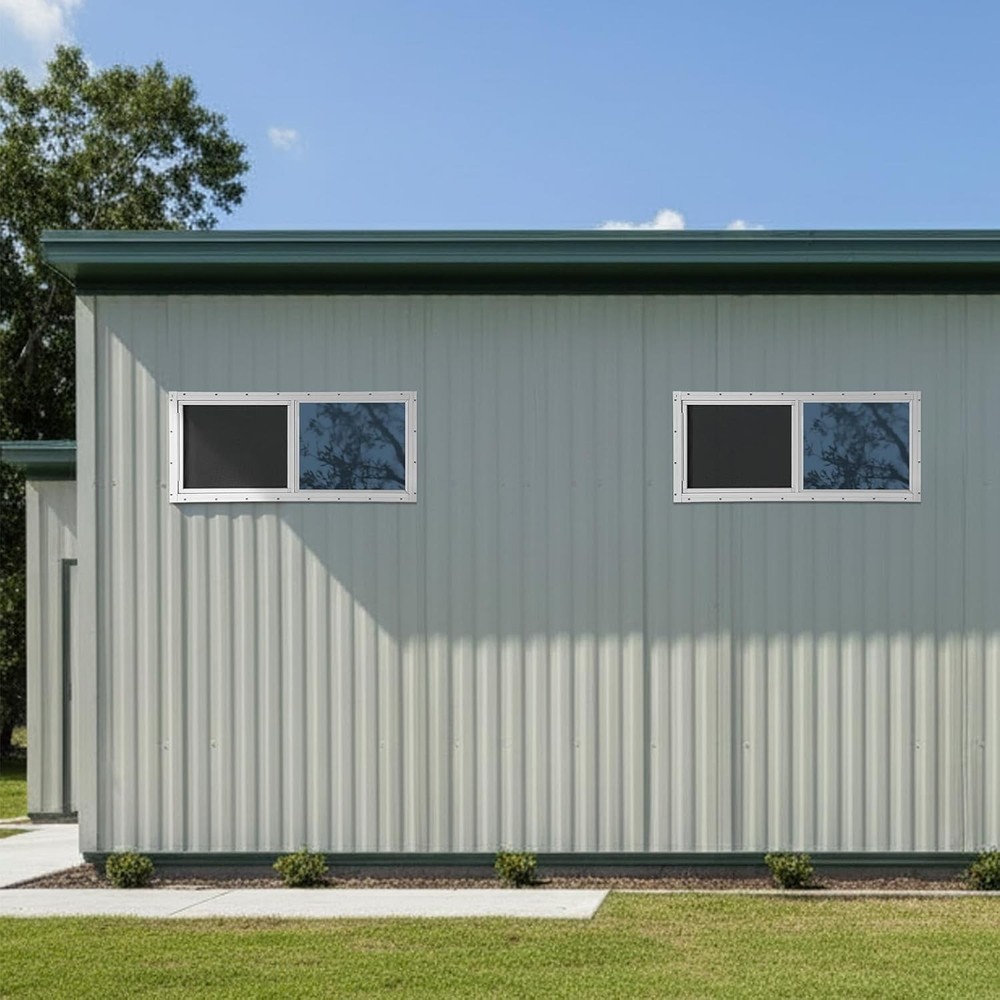 1 Pack Basement Home Window 32'' x 14'' Mini Basement Windows Replacement wit...