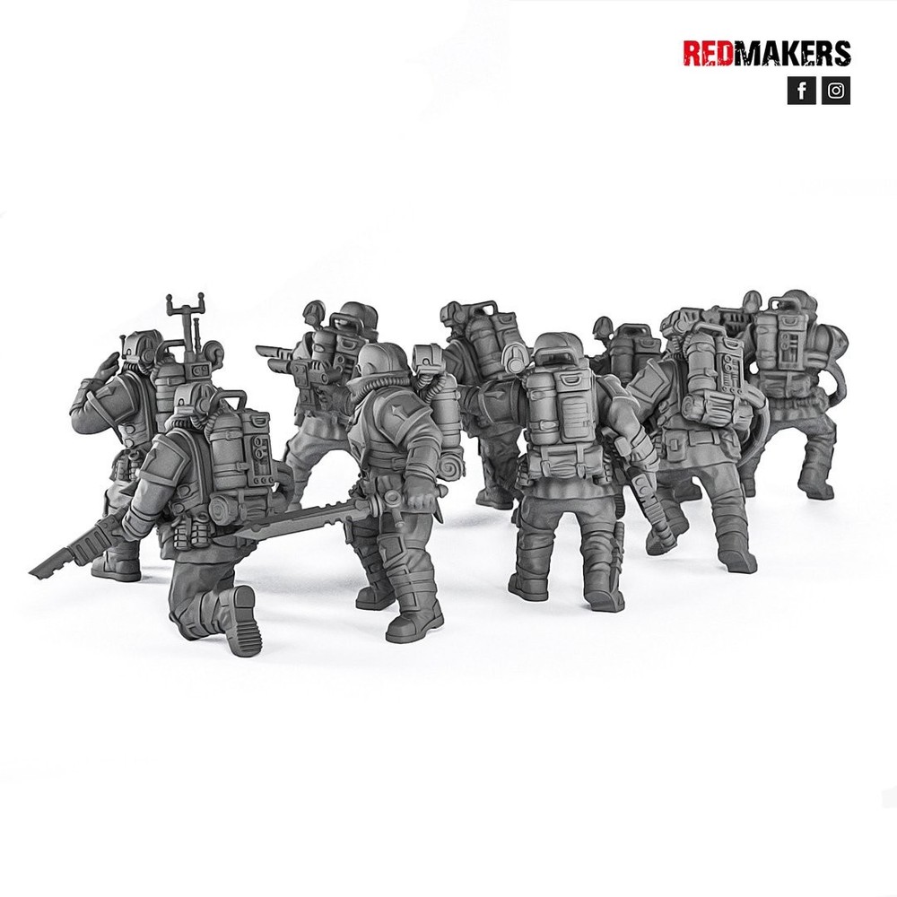 SPECIAL FORCES ELITE SQUAD GRENADE LAUNCHER SET (8U)