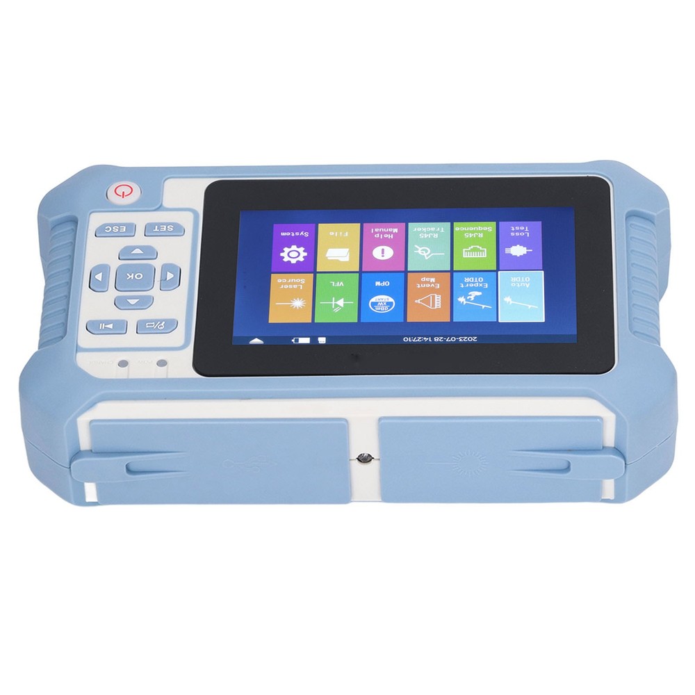 US Plug OTDR Tester Multifunctional Optical Time Domain Reflectometer Wit