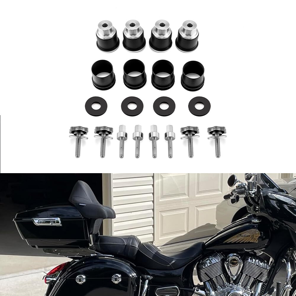 Docking Spool Mount Kit Quick Release For Indian Chieftain Roadmaster 2014-2018