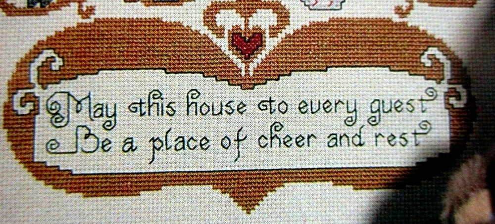 Guest Blessing Spring Flowers Heart Christmas Tree CROSS STITCH PATTERNS