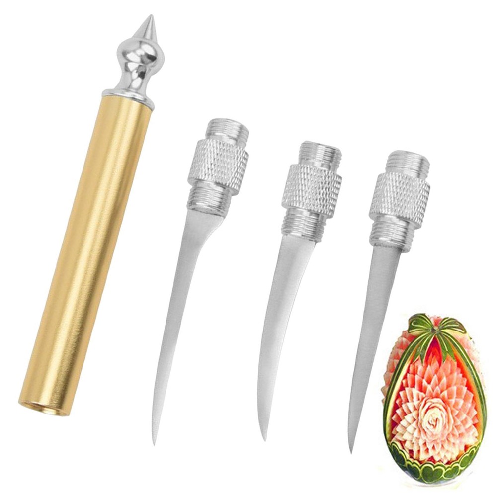 Carving Tool Set Engraving Peeling Kit Vegetable Kitchen Engraving Slicing