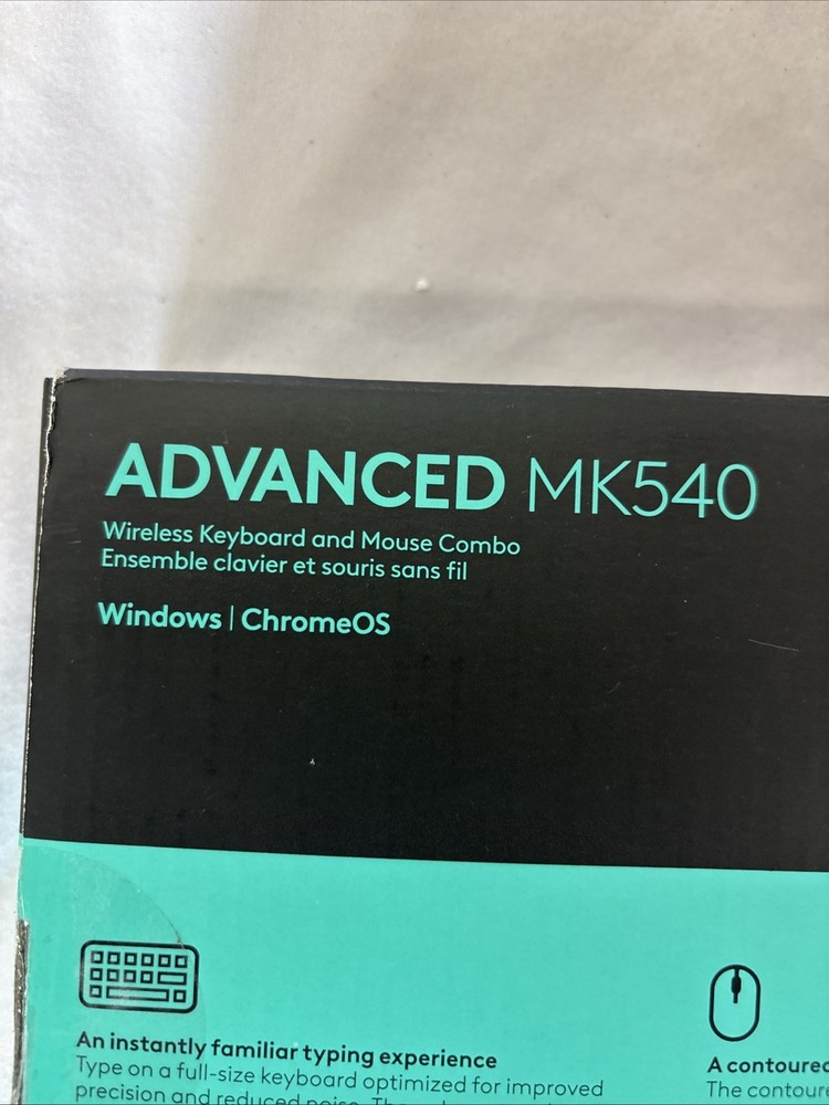 Logitech MK540 Advanced Wireless Keyboard and Mouse (920-008671) black