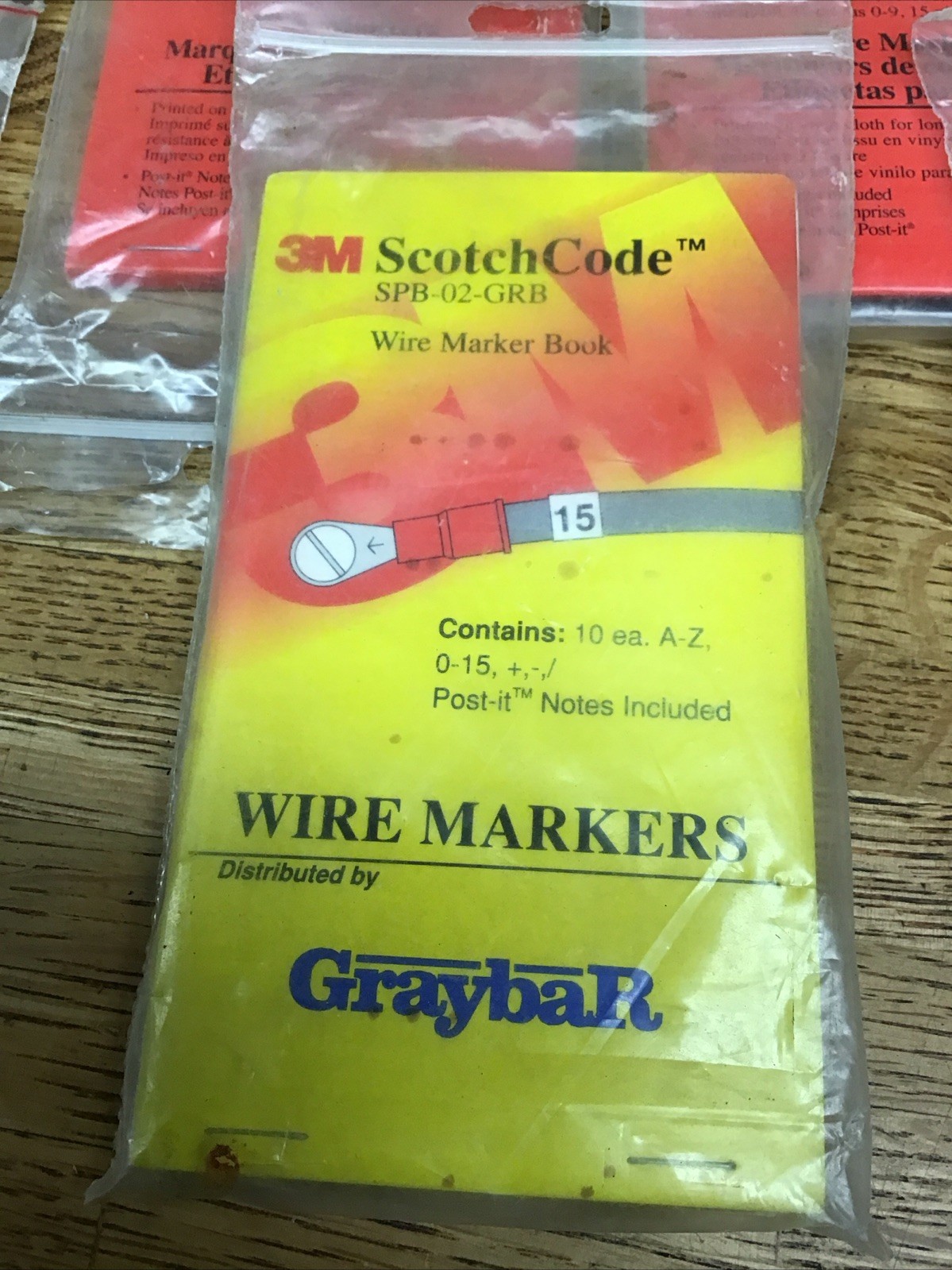 3M (Lot Of 7) ScotchCode (6) SPB-01 (1) -02 Preprinted Wire Marking Marker Book